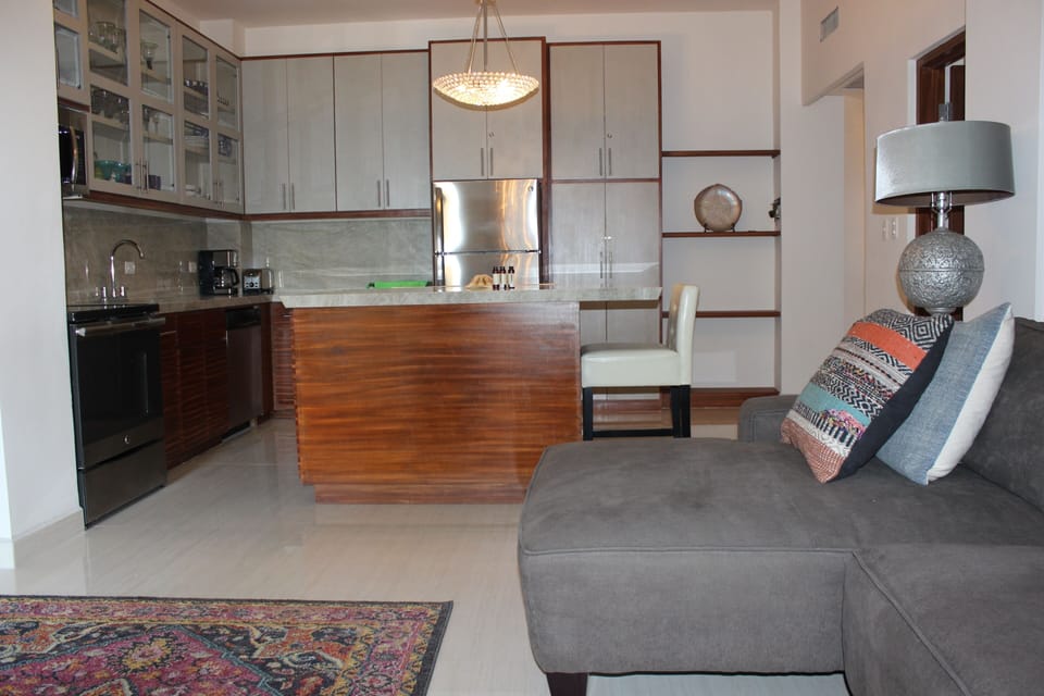 Living Room and Kitchen 