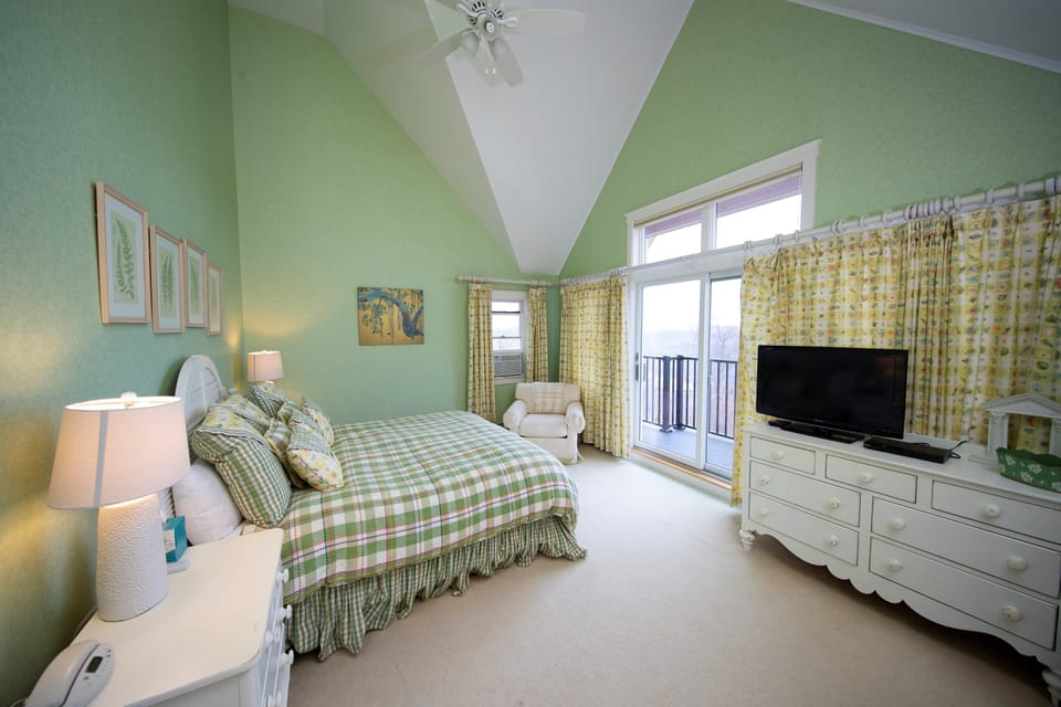 Sink into the cozy bedding in our house!