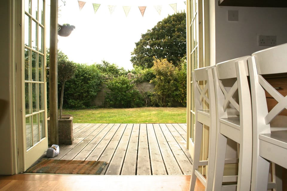 Lovely outlook from kitchen