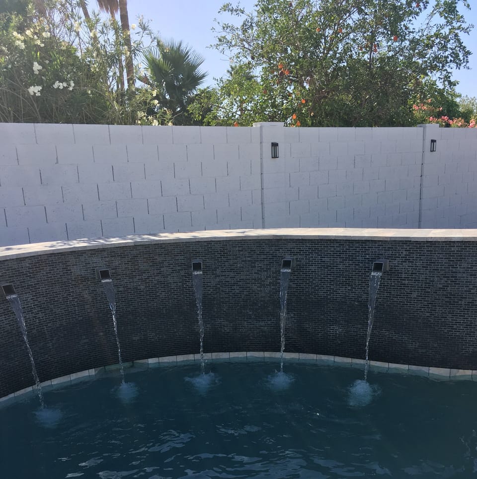 Fountain.  Sound is very relaxing!