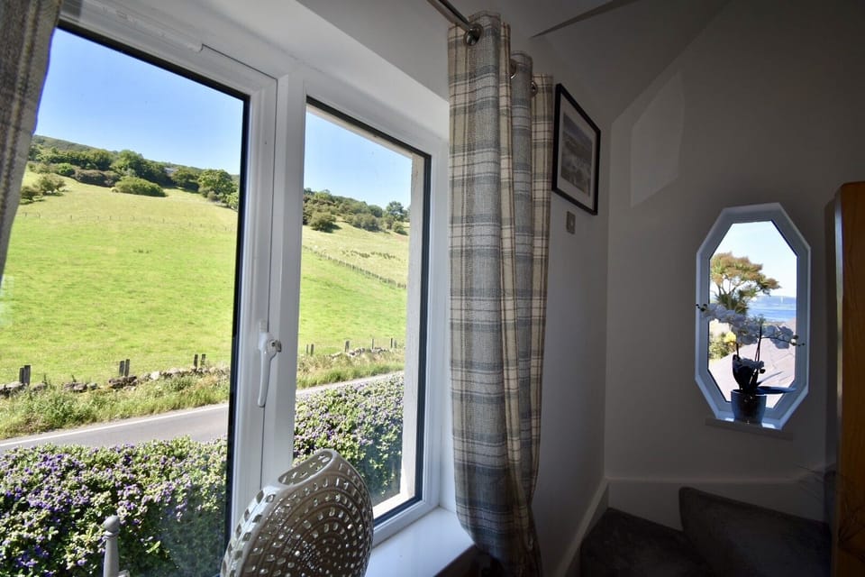 View from the first floor landing over the hills.