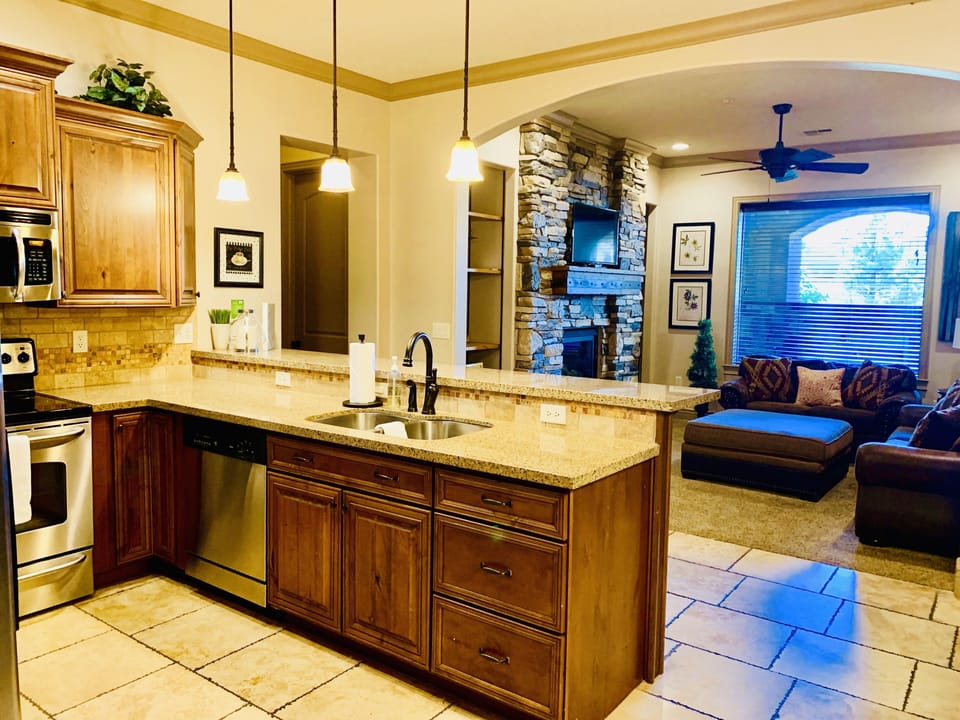 Spacious kitchen