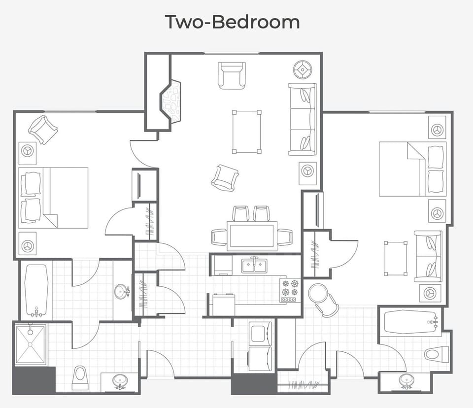 Two-Bedroom floorplan