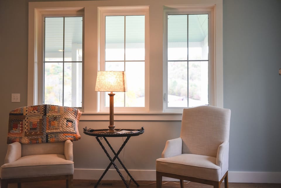 Guests are welcome to open the screened windows to let the cool night air in.