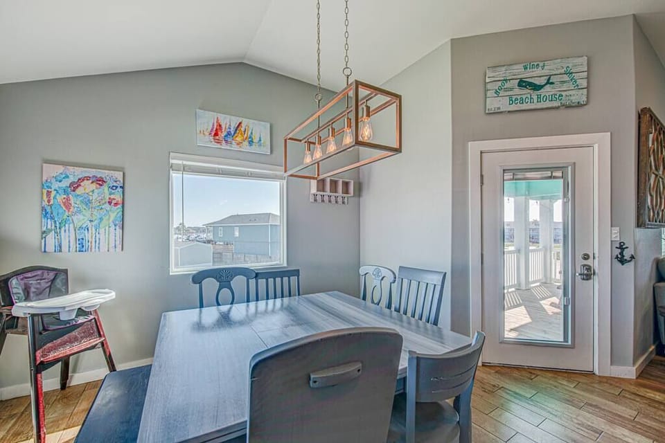Massive table can be converted into a workspace for the remote workers in your family. 