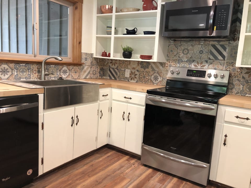 Kitchen with all new appliances