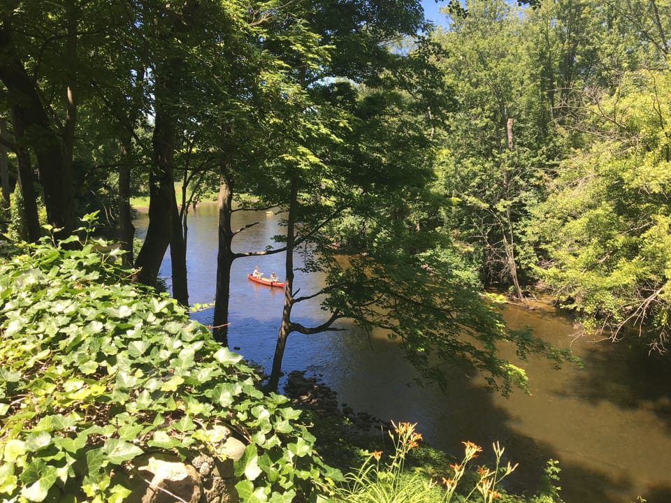 Riverview from yard
