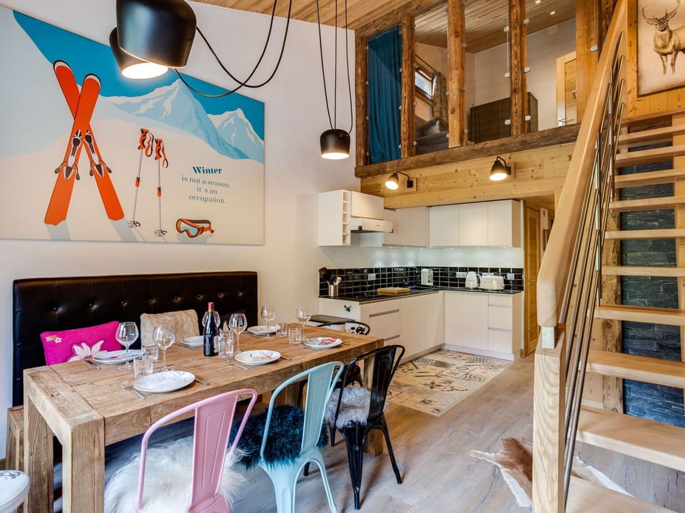 Room, Property, Interior Design, Building, Furniture, House, Loft, Table, Home, Dining Room