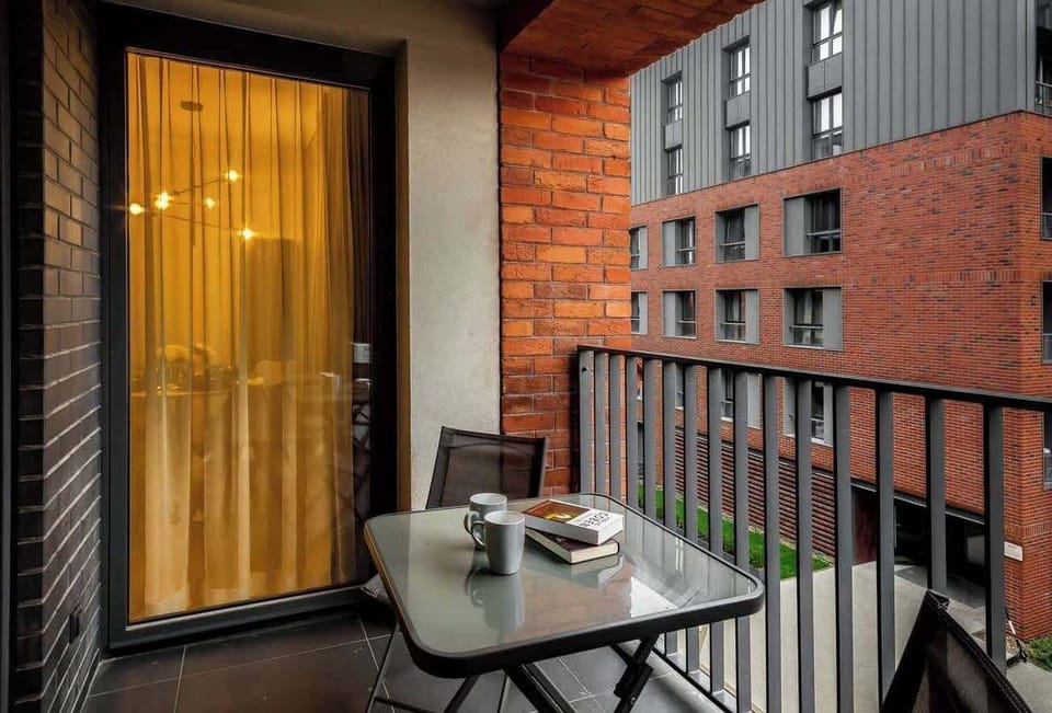 Atmospheric balcony with garden furniture, where the guests can enjoy their morning coffee or snacks.
