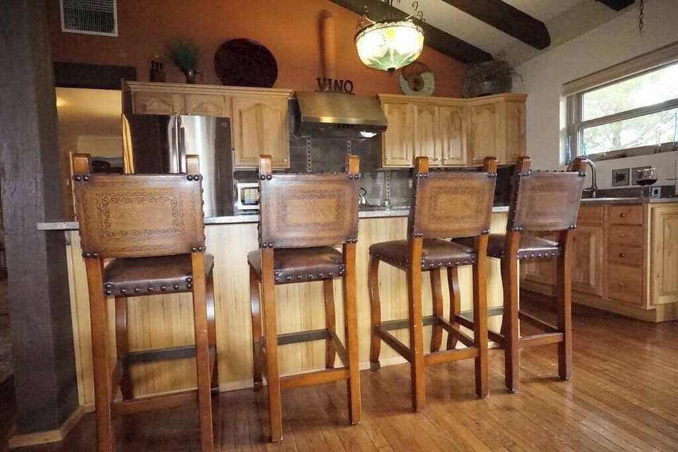 High Boy Chairs on kitchen Island