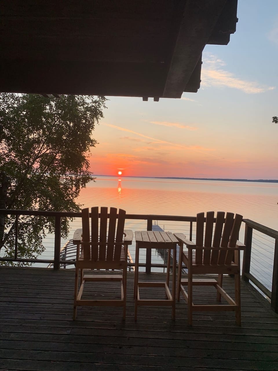 Sunrise from main deck