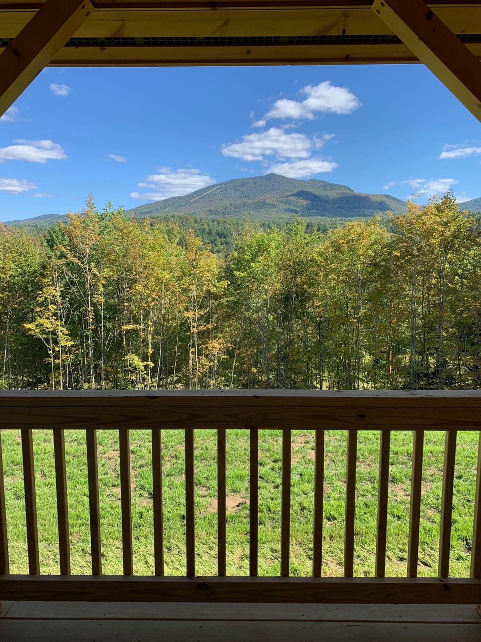 View from the deck of Burke Mountain