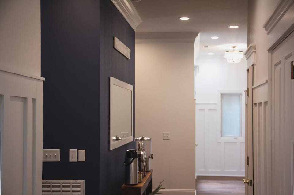 Downstairs entry hallway