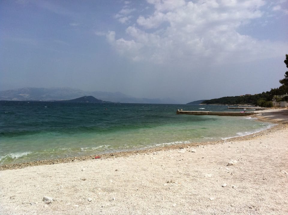 The beach