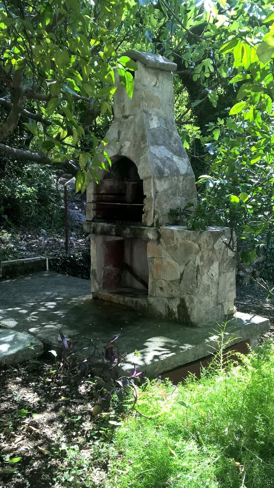 Stone built BBQ
