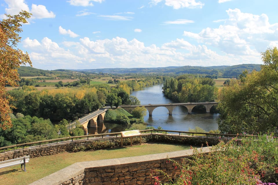 View from gardens at Limeuil
