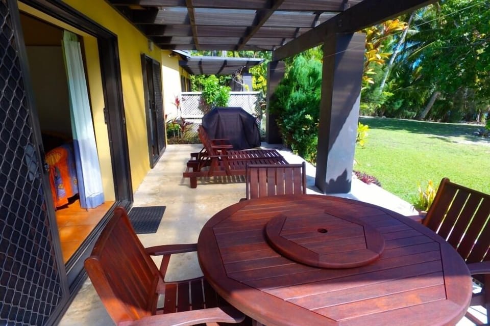 Covered veranda