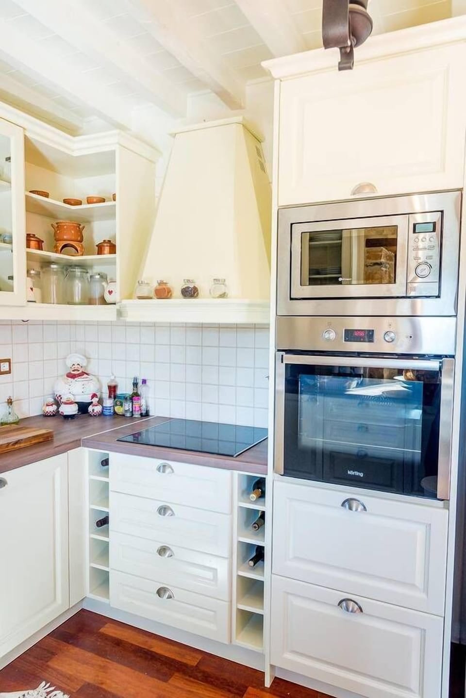 Modern kitchen with hi tech appliances