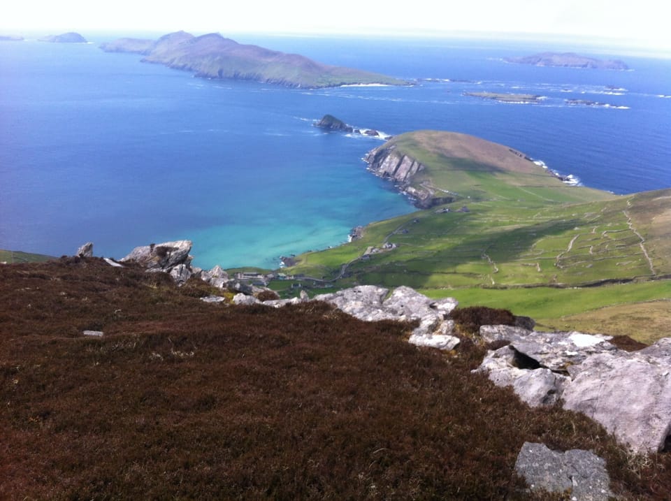 The view from Mount Eagle, taken just behind the house.