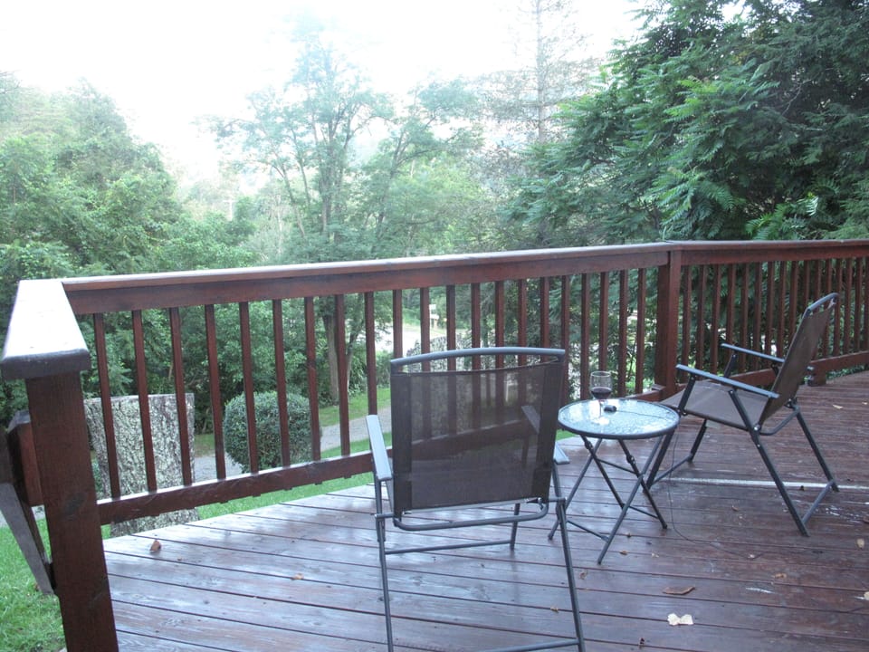 Front deck view down to main road.
