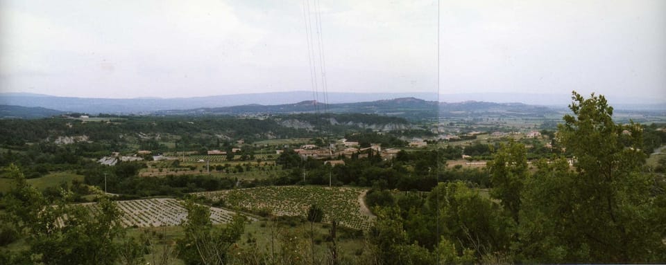 Panoramic view from the hamlet