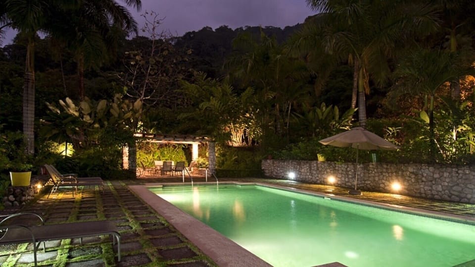 Pool at night