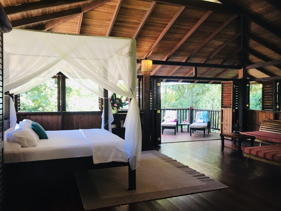 The upstairs master suite - this extra large suite has it all!