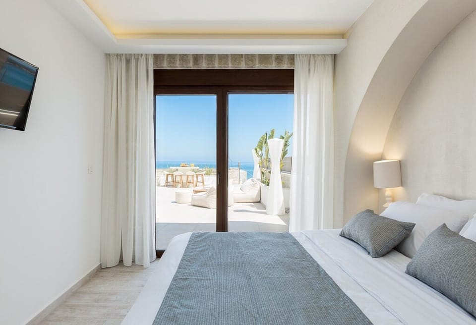 Four of the bedrooms can be found on the first floor.