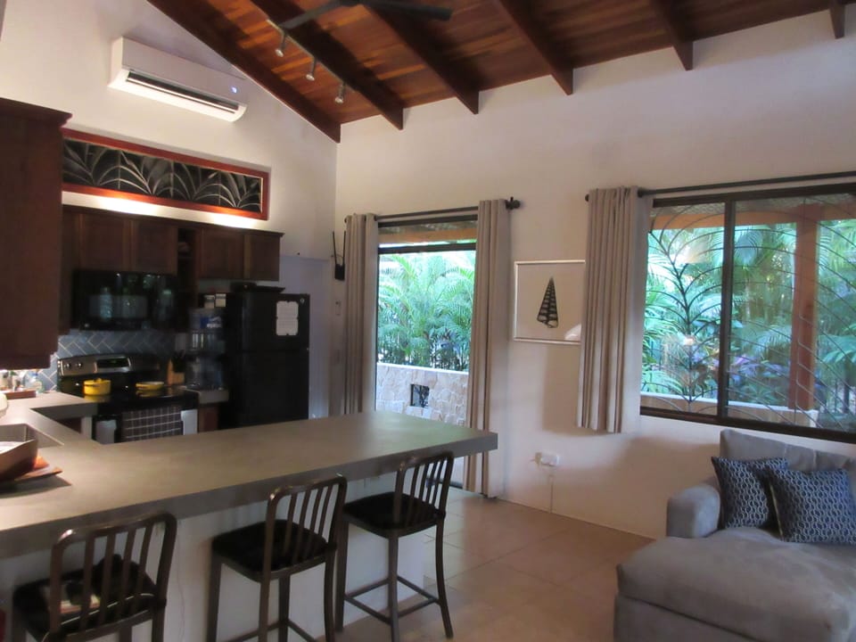 Fully-equipped kitchen.