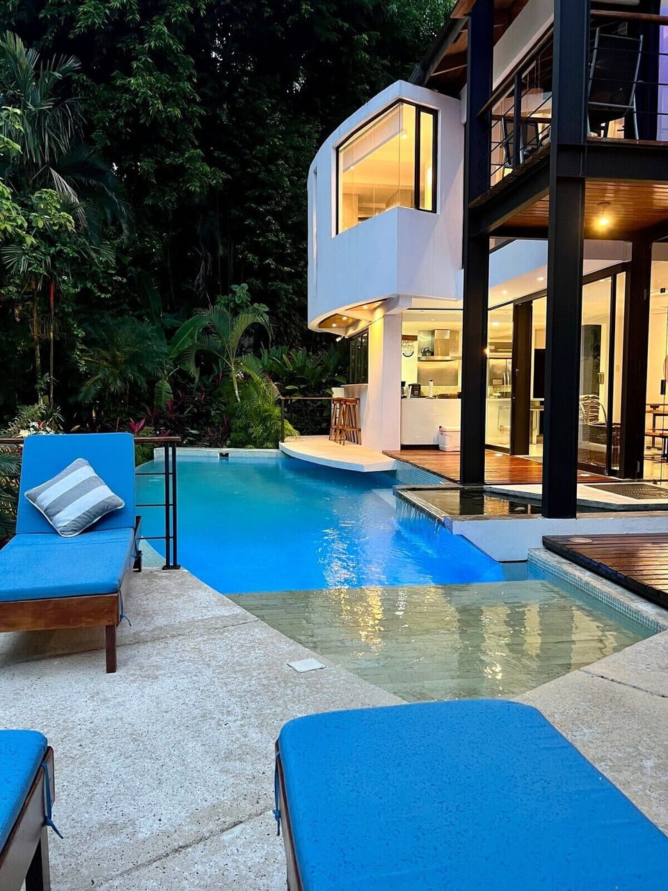 Swimming Pool in the evening at the Main House