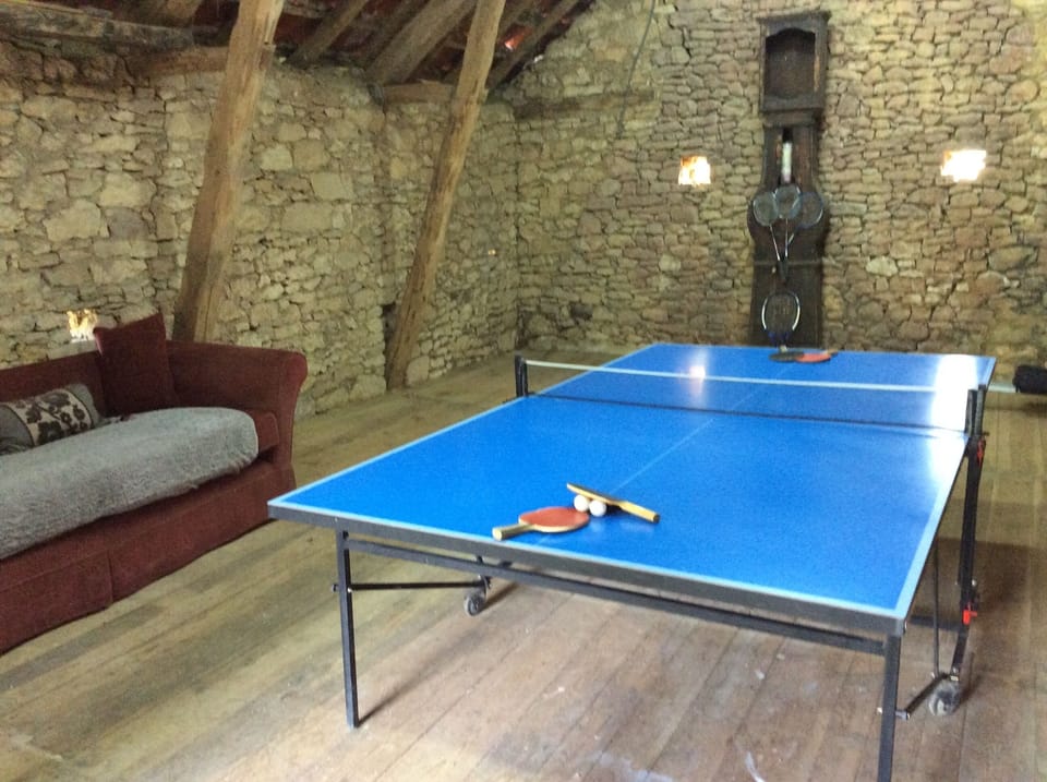 Barn with table tennis 
