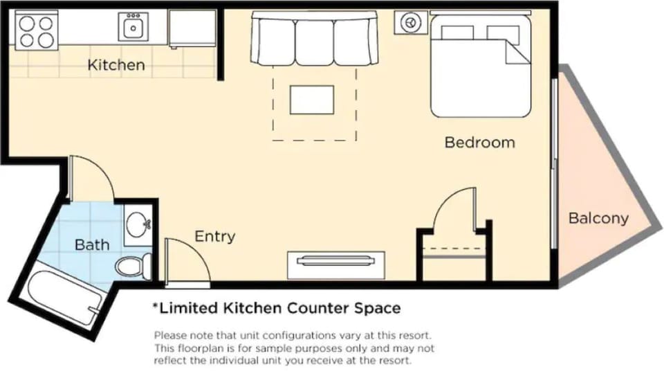 Unit layout may vary.