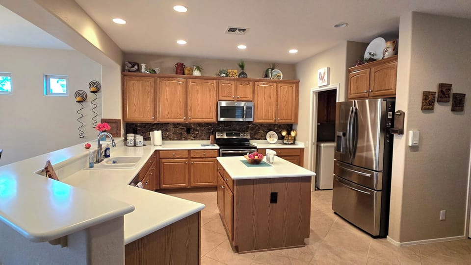 Soft close cabinets with slide-out shelves