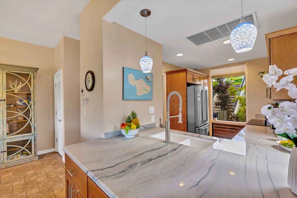 For the chef in you - this kitchen offers modern appliances and everything you need to whip up your favorite meal.