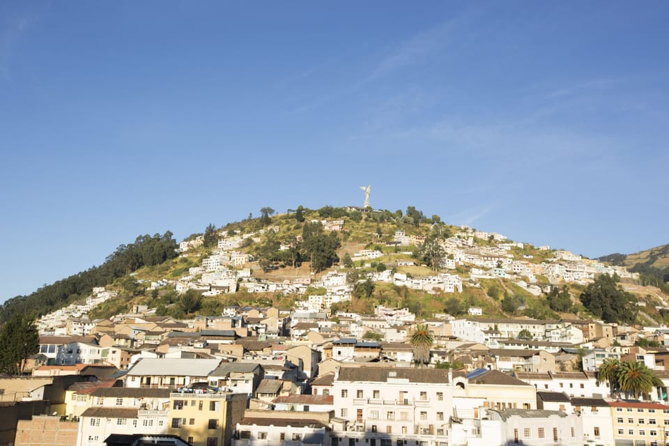 View of the Panecillo mountain, from our Mirador