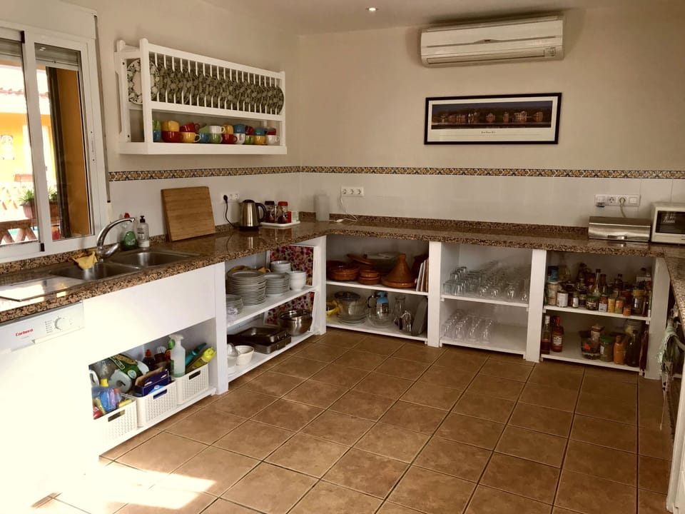 Kitchen fully equipped - guests said "I can't think of an extra thing we needed"