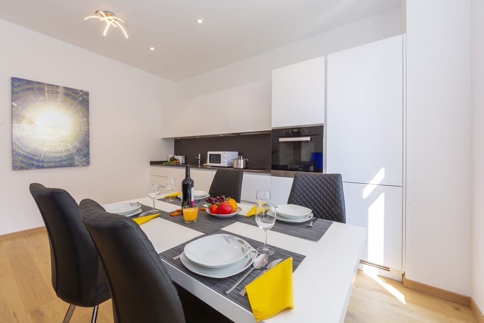 Kitchen and dining area