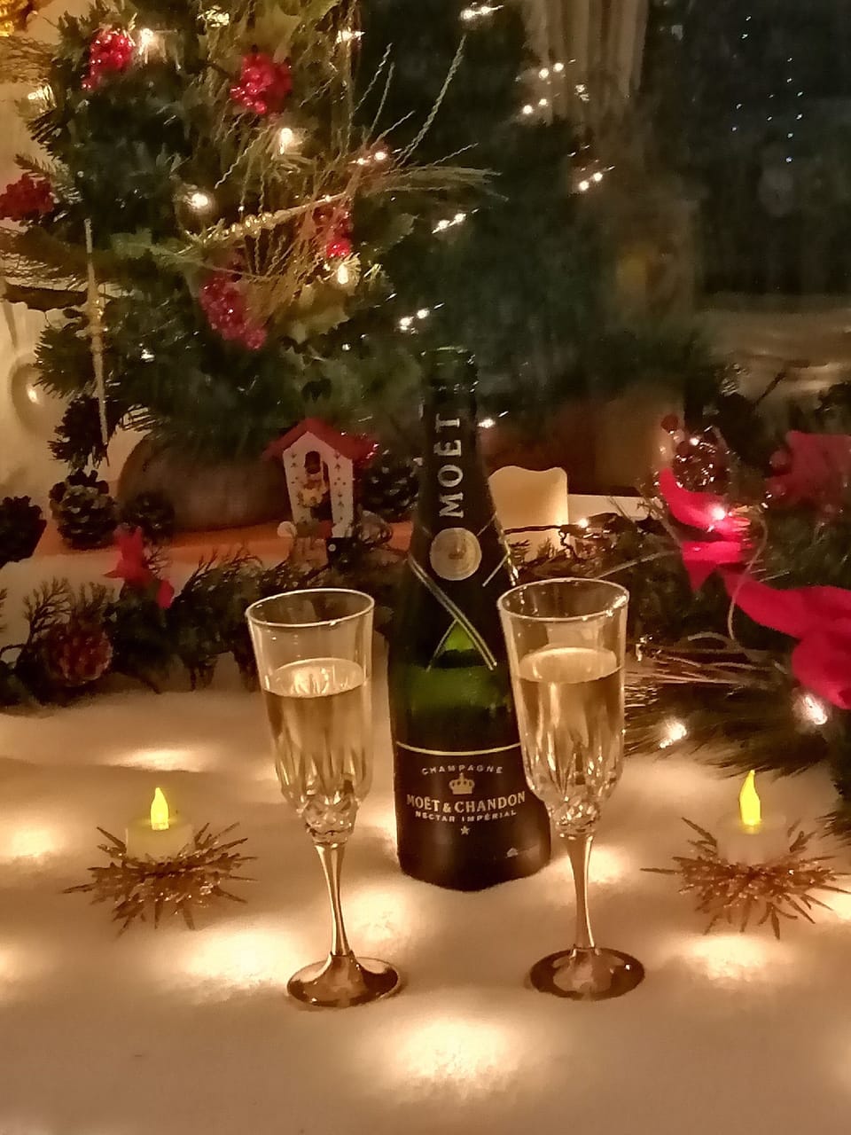 Christmas window.