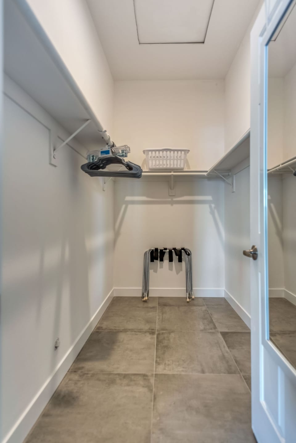 Master walk-in closet