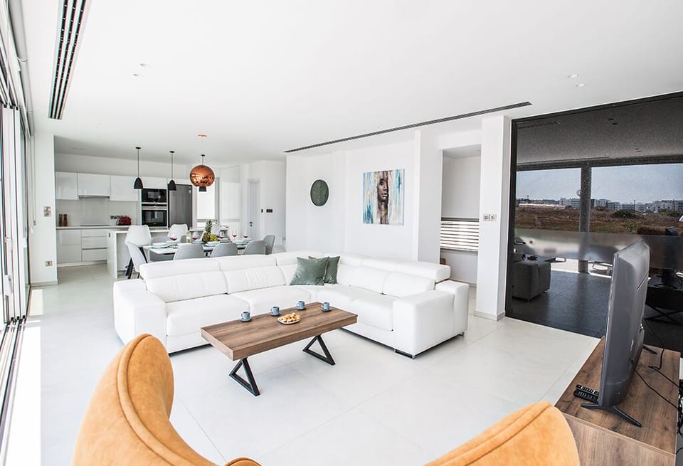 Large, open-plan ground floor