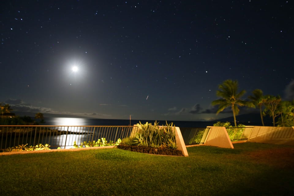 View from the Lanai at night