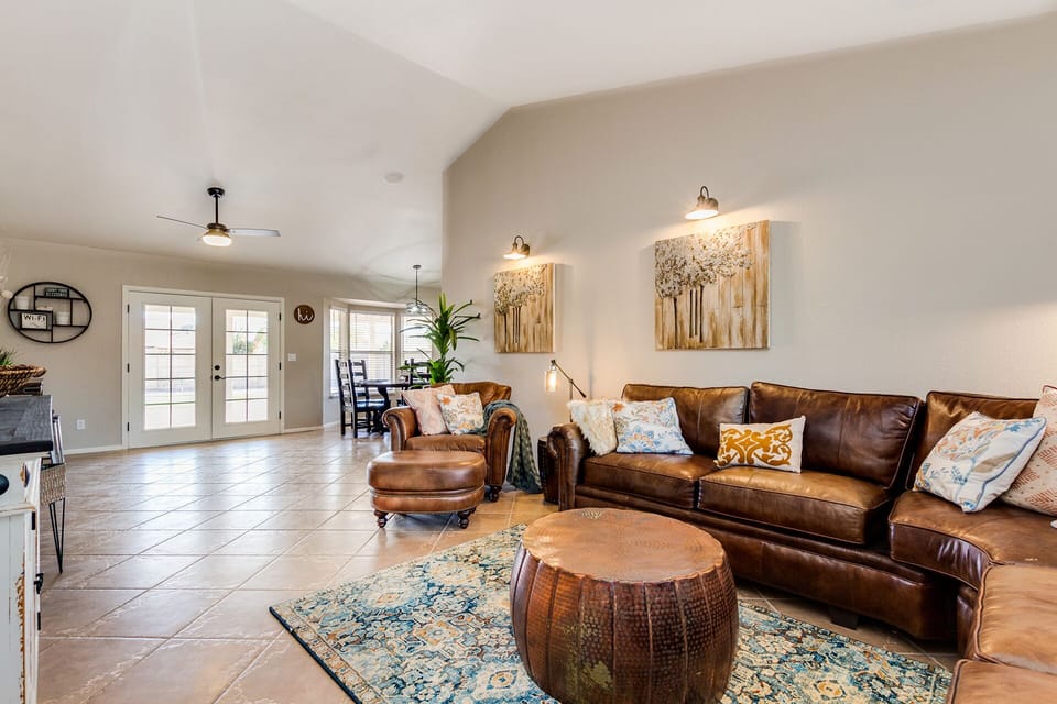 Enjoy spacious common areas with Smart TV, streaming, and board games