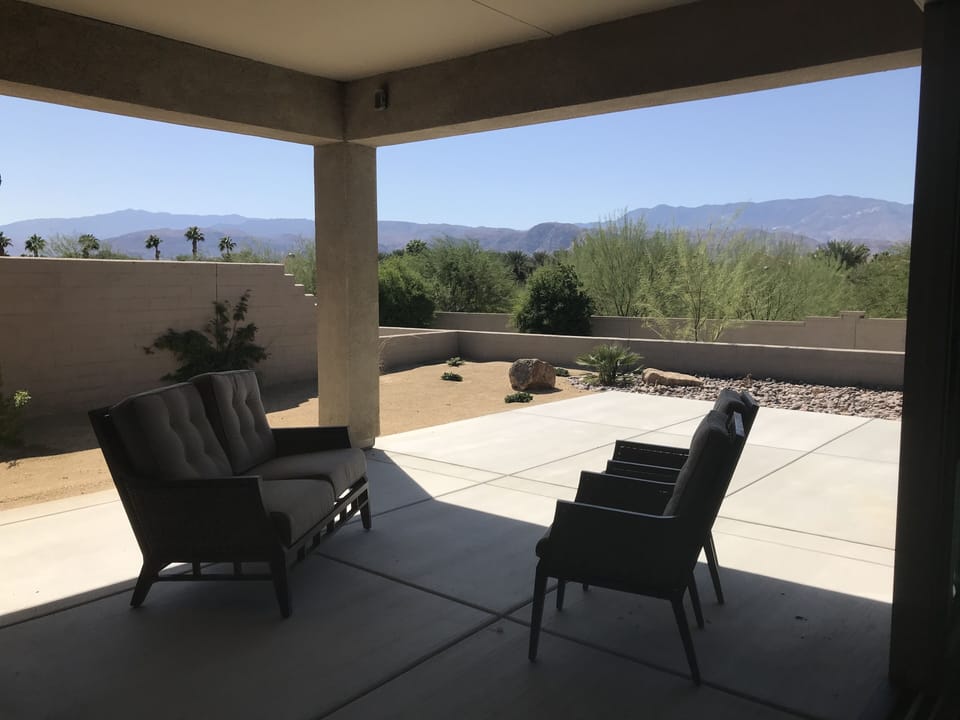 Patio. Coffe table side tables and lounges coming soon 