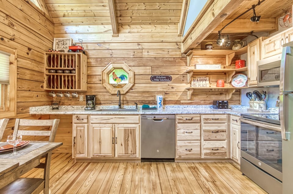 Kitchen Full Gatlinburg Cabin Rental - Afternoon Delight