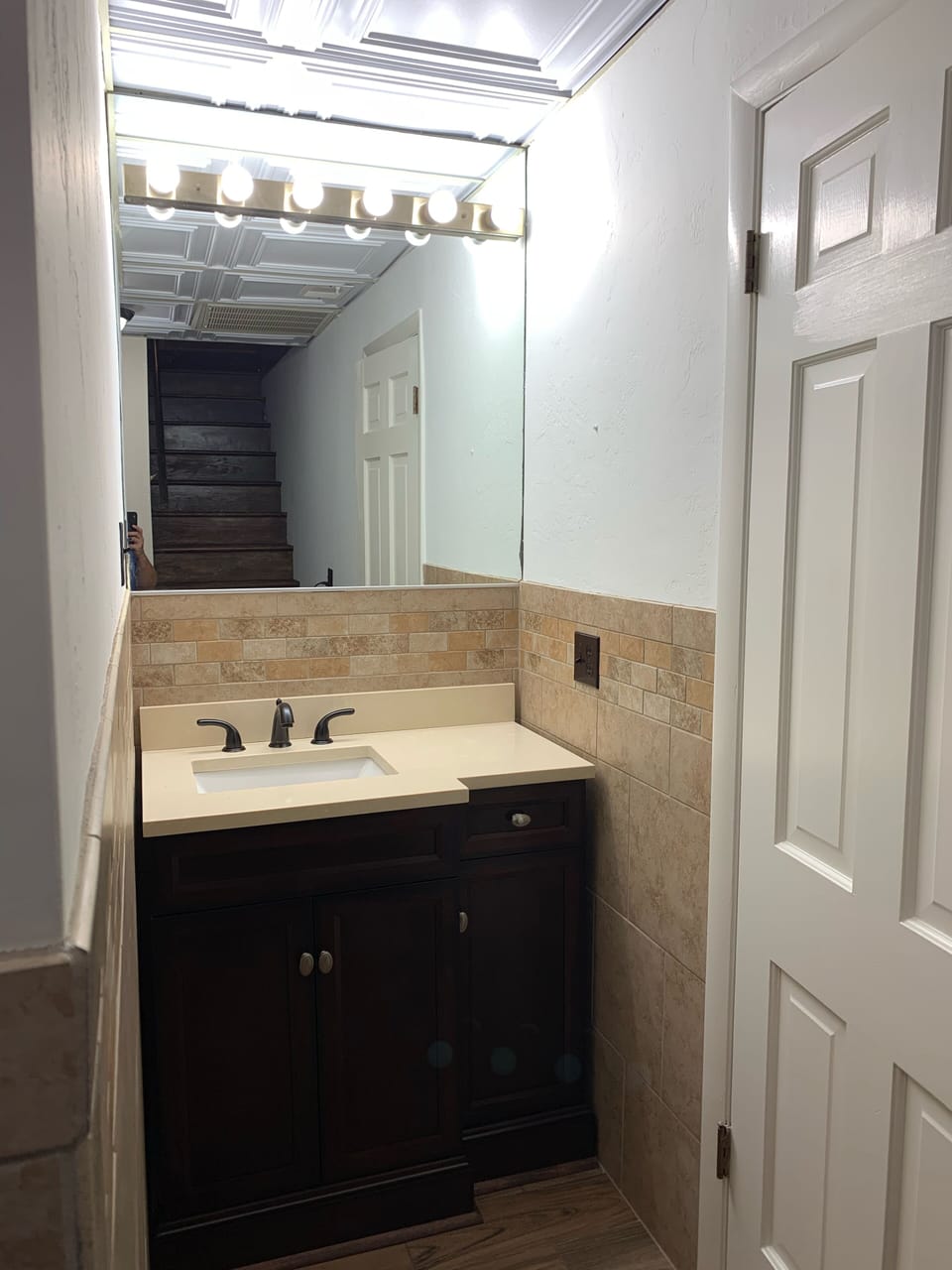 New lower level bath 