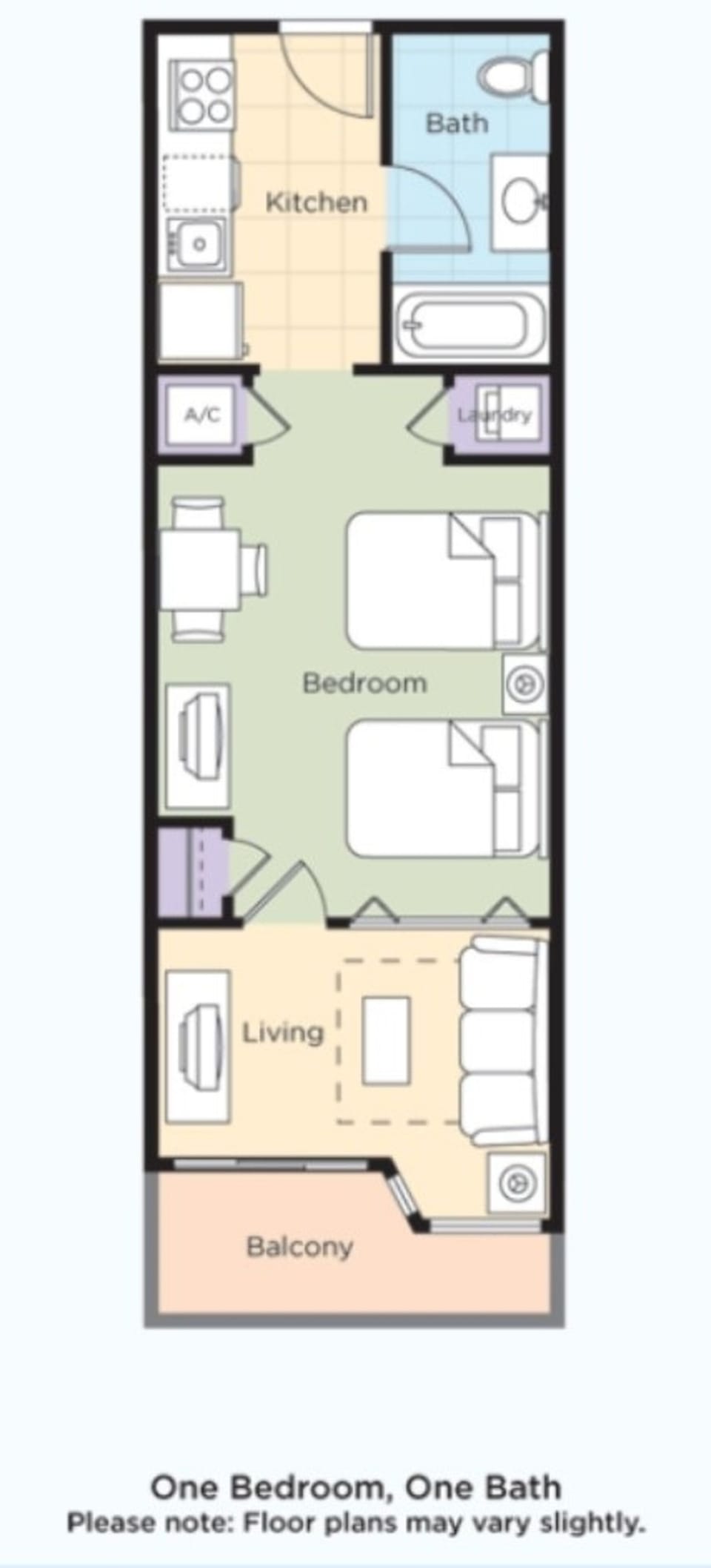 Bedroom Varies - 1 King Bed OR 2 Double Beds (Rooms determined at check-in)