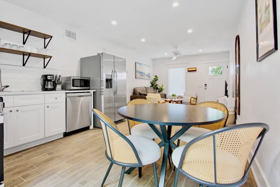 Indoor dining area