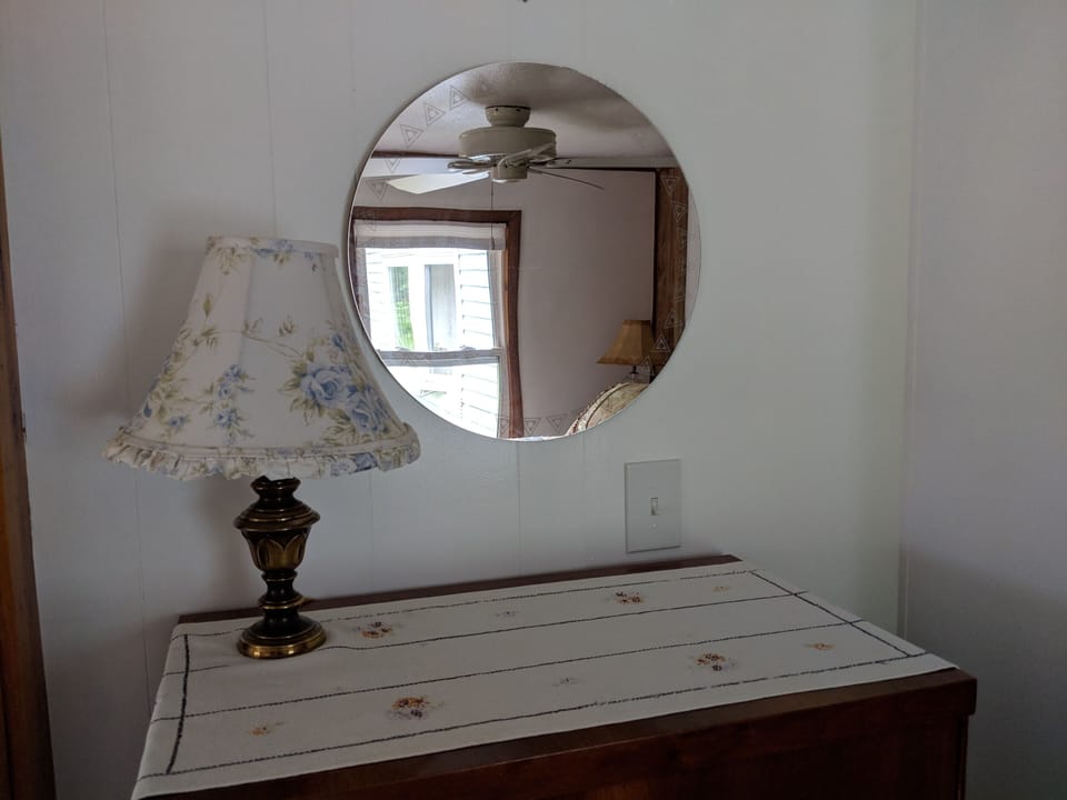 plenty of dresser and closet space in second bedroom
