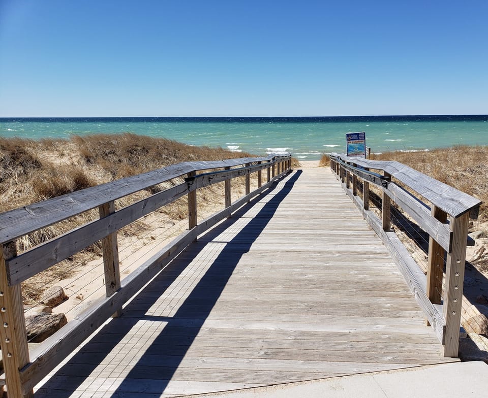 Boardwalk to Beach
