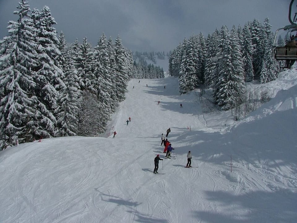 Skiing heaven